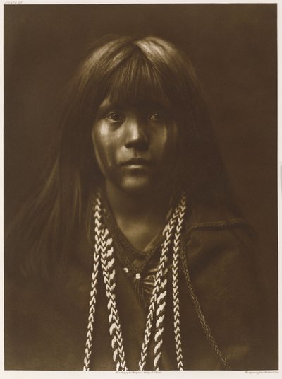 Mosa - Mohave, 'Kuzey Amerika yerlisi, Portföy 2'den tabak by Edward Sheriff Curtis