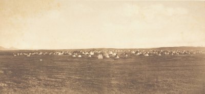 Güneş Dansı Kampı - Piegan, 1900. by Edward Sheriff Curtis