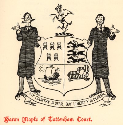 Tottenham Mahkemesi Baron Akçaağaç (gravür) by Edward Tennyson Reed