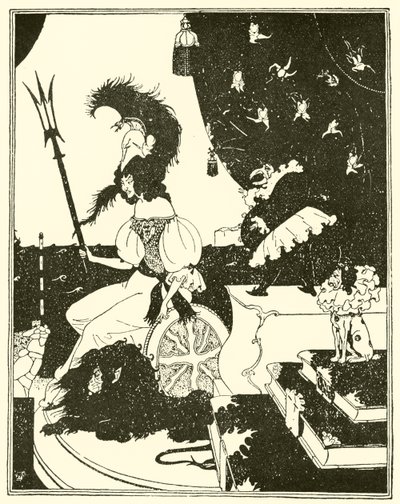 Britannia ve Beardsley by Edward Tennyson Reed