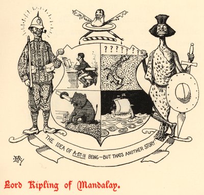 Mandalay Lordu Kipling (gravür) by Edward Tennyson Reed