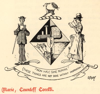 Marie, Kontes Corelli (gravür) by Edward Tennyson Reed