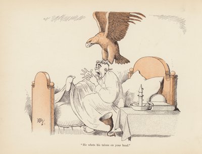 Bükümlü Kuyruklar: Kartal (renkli taş) by Edward Tennyson Reed