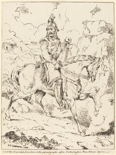 At Sırtında Zırhlı Şövalye by Edward Vernon Utterson