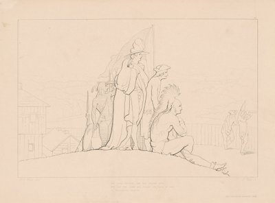 Güzel Gertrude, Mevcut Zarardan Korunuyor by Edward Webb, after George Elgar Hicks