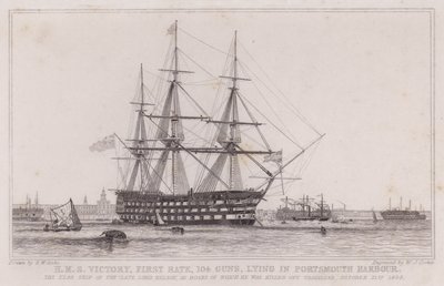 HMS Zaferi, birinci sınıf by Edward William (after) Cooke