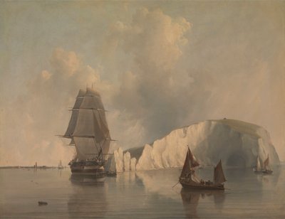 İğnelerin Dışında, Wight Adası by Edward William Cooke