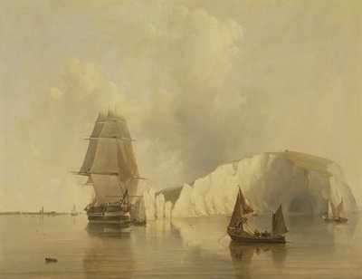 İğnelerin Kapalı, Wight Adası by Edward William Cooke
