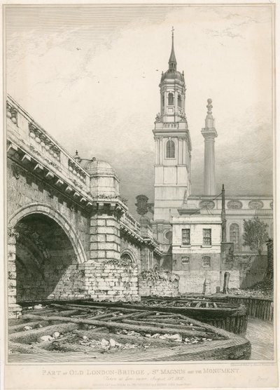 Eski Londra Köprüsü, St Magnus ve Anıt