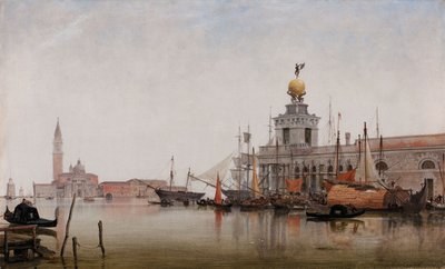 Dogana di Mare ve San Giorgio Maggiore Ötesi, 1863 by Edward William Cooke