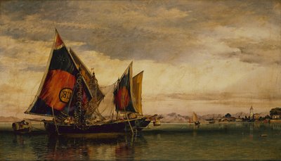 Balıkçı Tekneleri ile Venedik Lagünü by Edward William Cooke