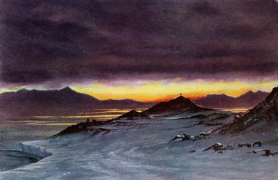 Hut Point, Gece Yarısı, 27 Mart 1911, 1913 by Charles Edward Wilson