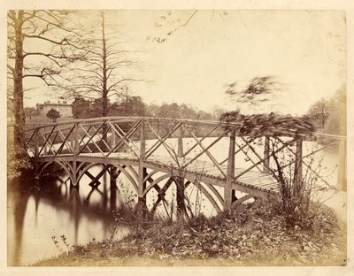 Roundhay Parkı (s/b fotoğraf) by Edward Wormald