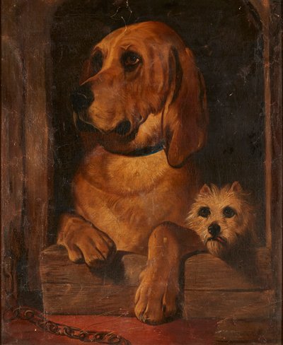 Haysiyet ve Küstahlık (tuval üzerine yağlı boya) by Edwin (after) Landseer