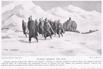 Severus Alpleri geçerken by Edwin A. Morrow