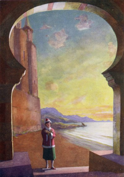 Gün batımında saraya girdi by Edwin Arthur Norbury