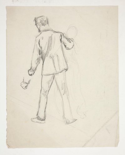 Bir Erkek ve Bir Kadın Figürü by Edwin Austin Abbey