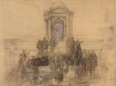 Karikatür by Edwin Austin Abbey