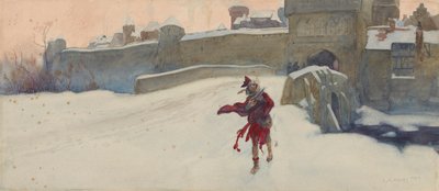 Kompozisyon çalışması by Edwin Austin Abbey