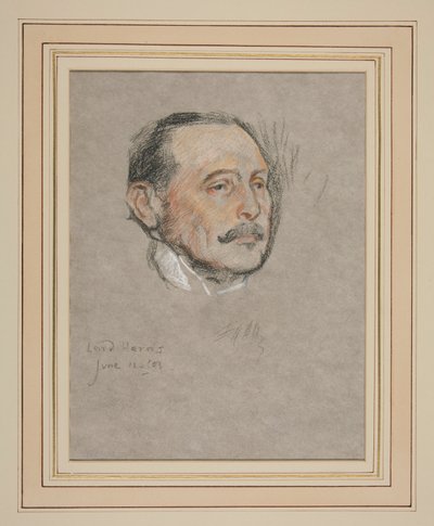 Edward VII Portresinin Taç Giymesi: George Canning Harris, Baron by Edwin Austin Abbey