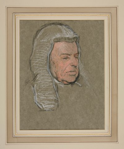 Edward VII Portresinin Taç Giymesi: Hardinge Stanley Gifford, Earl by Edwin Austin Abbey