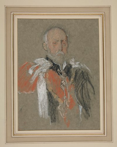 Edward VII Portresinin Taç Giymesi: Schleswig-Holstein Prensi Christian by Edwin Austin Abbey