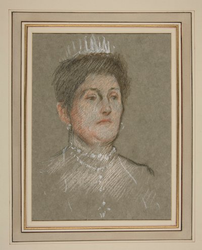 Edward VII Portresinin Taç Giymesi: Battenberg Prensesi Beatrice by Edwin Austin Abbey