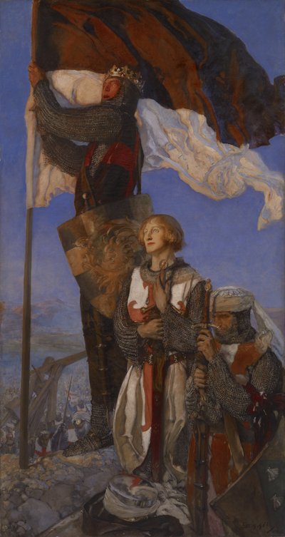 Kudüs'ü Gören Haçlılar, 1901 by Edwin Austin Abbey