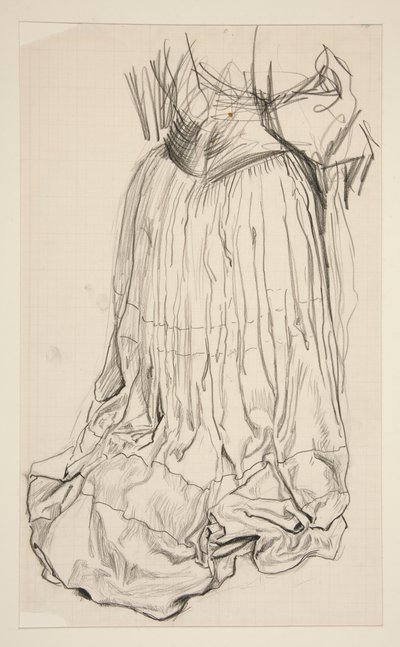 için perdelik çalışma by Edwin Austin Abbey