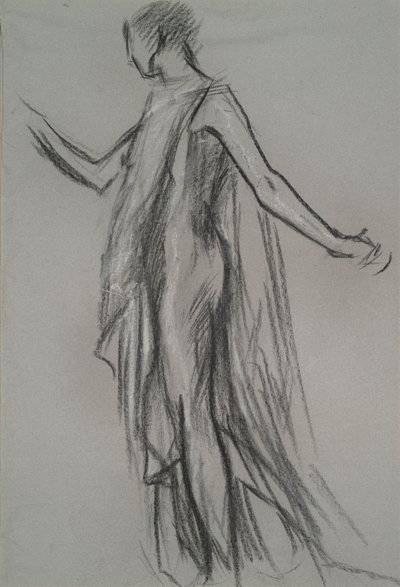 için erken rakam çalışması by Edwin Austin Abbey