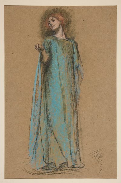 için şekil çalışması by Edwin Austin Abbey
