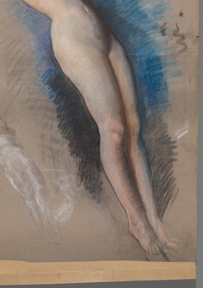 için şekil çalışması by Edwin Austin Abbey