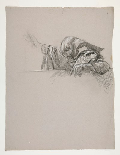 Kral Arthur için şekil çalışması by Edwin Austin Abbey