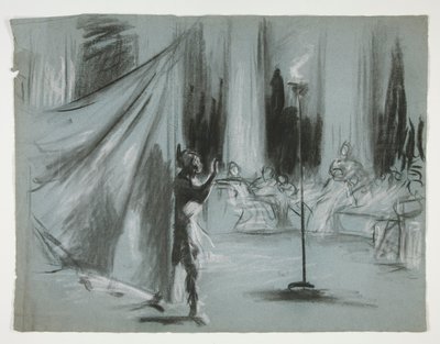 Salondaki Figürler by Edwin Austin Abbey