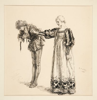 Gratiano: by Edwin Austin Abbey
