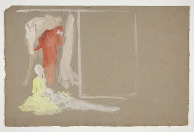 Şekil grubu - (tanımlanamayan resim) by Edwin Austin Abbey