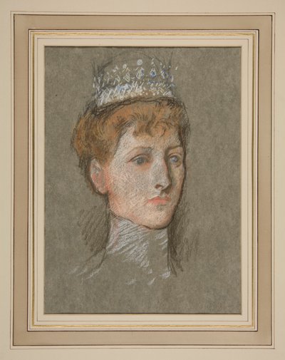 Galler Prensesi Başkanı (Kraliçe Mary) by Edwin Austin Abbey