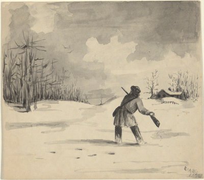 Karda Avcı by Edwin Austin Abbey