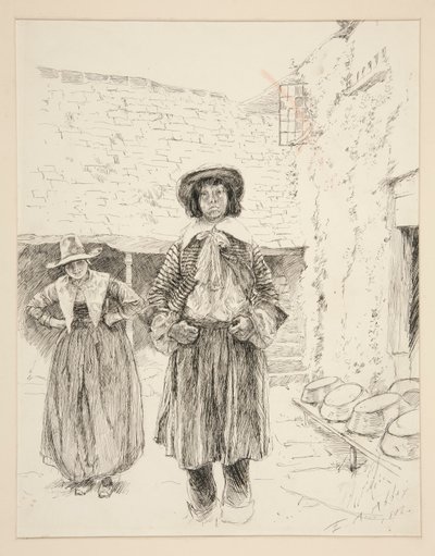 İllüstrasyon by Edwin Austin Abbey