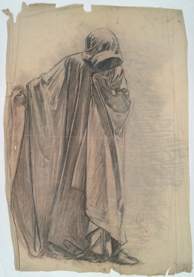 Arimathealı Joseph, Figür çalışması by Edwin Austin Abbey