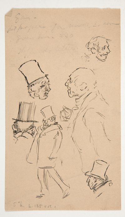 Eskiz sayfası by Edwin Austin Abbey