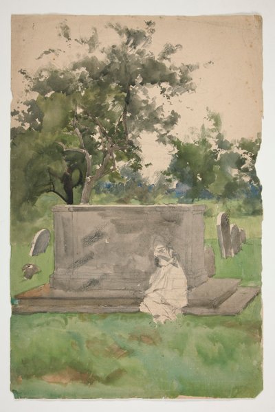 için eskiz by Edwin Austin Abbey
