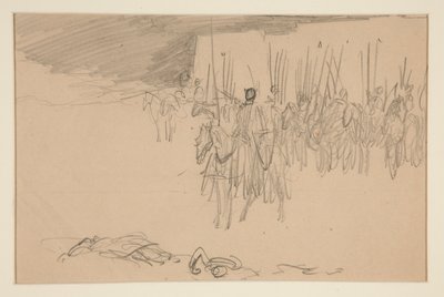 Atlı asker - (tanımlanamayan resim) by Edwin Austin Abbey