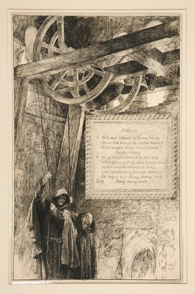 Şarkı, III. Perde, Sahne ii, Venedik Taciri by Edwin Austin Abbey