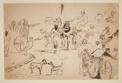 sokak sahnesi by Edwin Austin Abbey