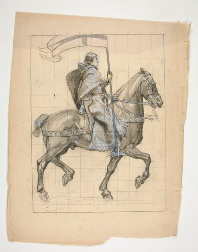 için çalışma by Edwin Austin Abbey