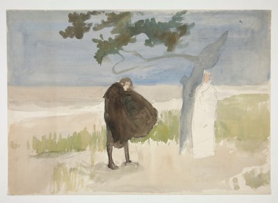 için çalışma by Edwin Austin Abbey