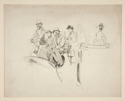 için çalışma by Edwin Austin Abbey