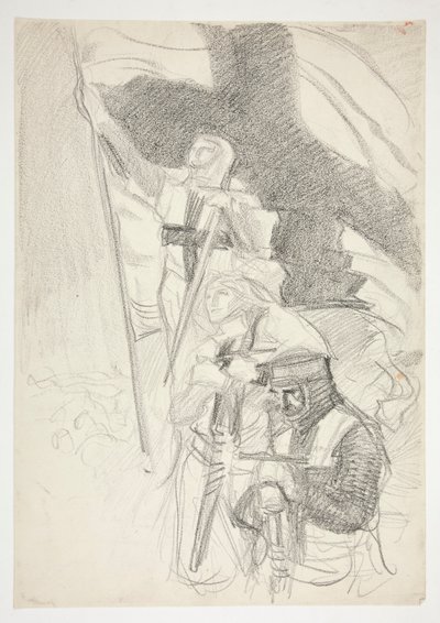 için çalışma by Edwin Austin Abbey