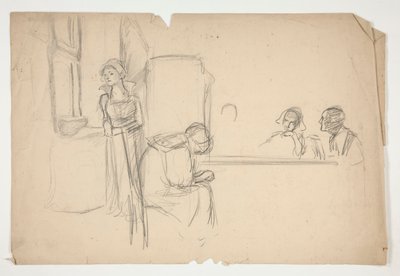 için çalışma by Edwin Austin Abbey
